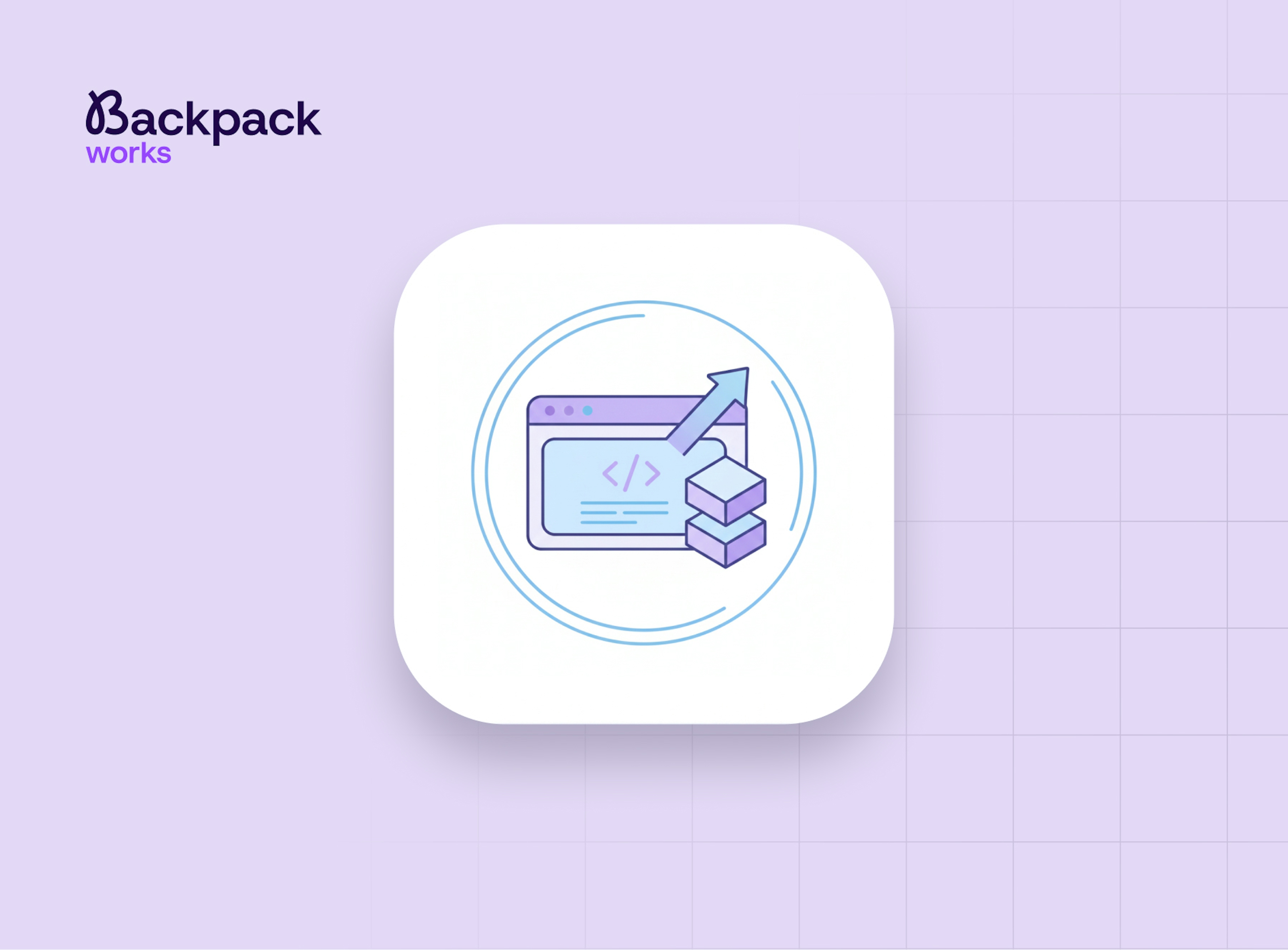 A high-tech digital workspace showing a scalable website architecture and modern responsive design elements.