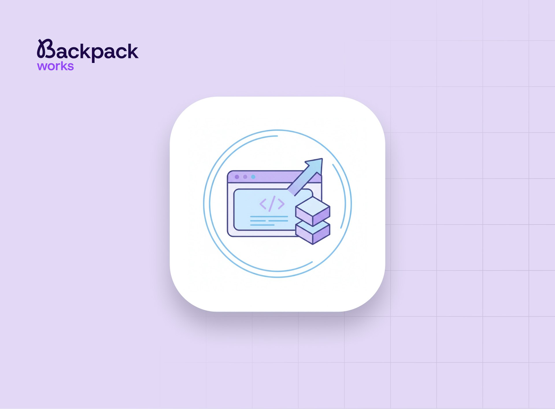 A high-tech digital workspace showing a scalable website architecture and modern responsive design elements.