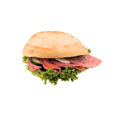 Spitzweck mit Salami