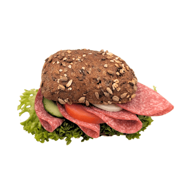Vollkörnli mit Salami
