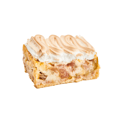 Rhabarberbaiser-Schnitte