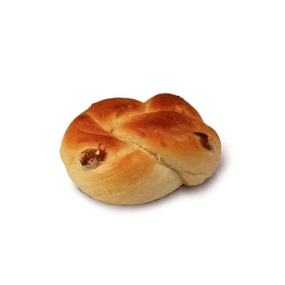 Hefeknoten mit Rosinen