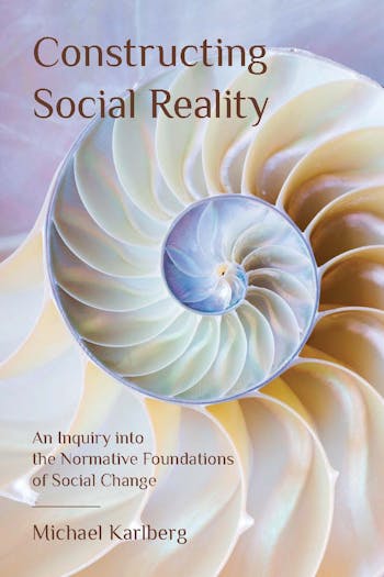 cover showing a nautilus shell section