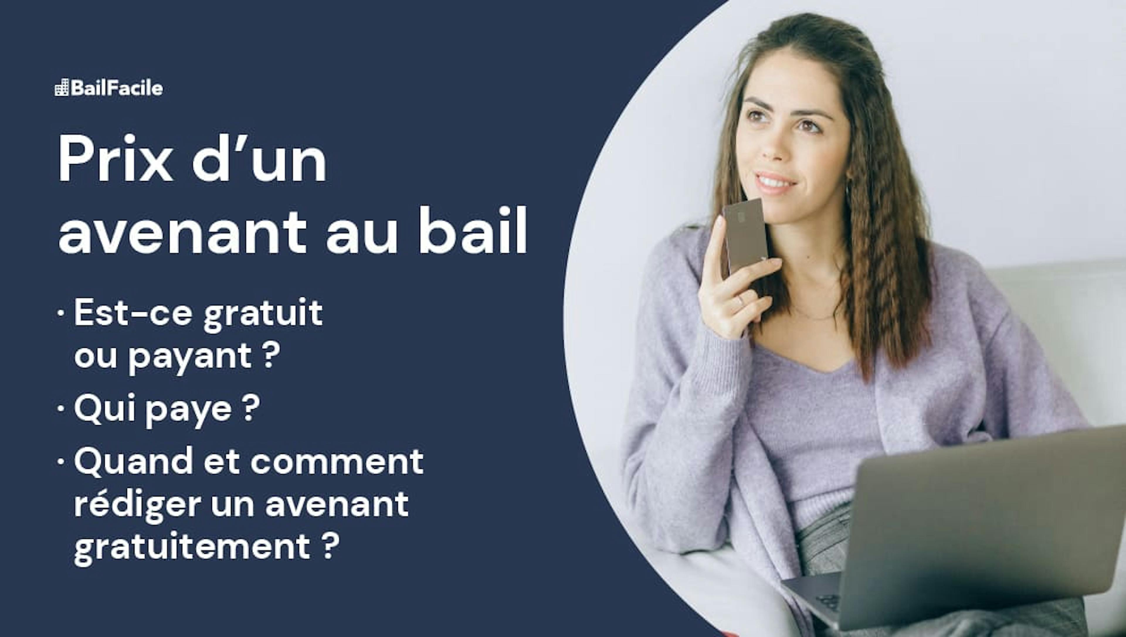 Prix avenant bail