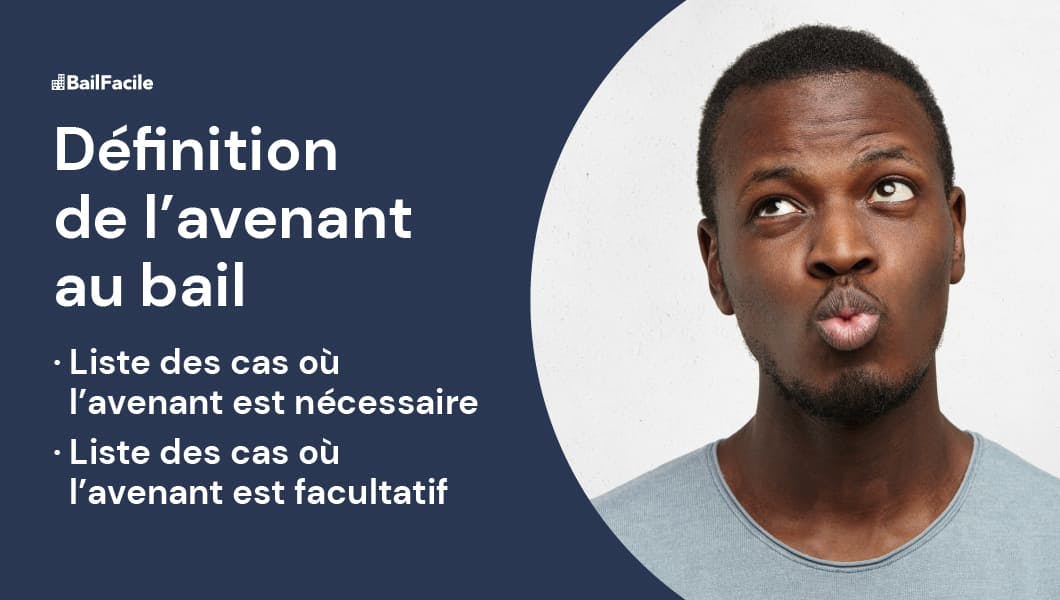 Avenant bail définition