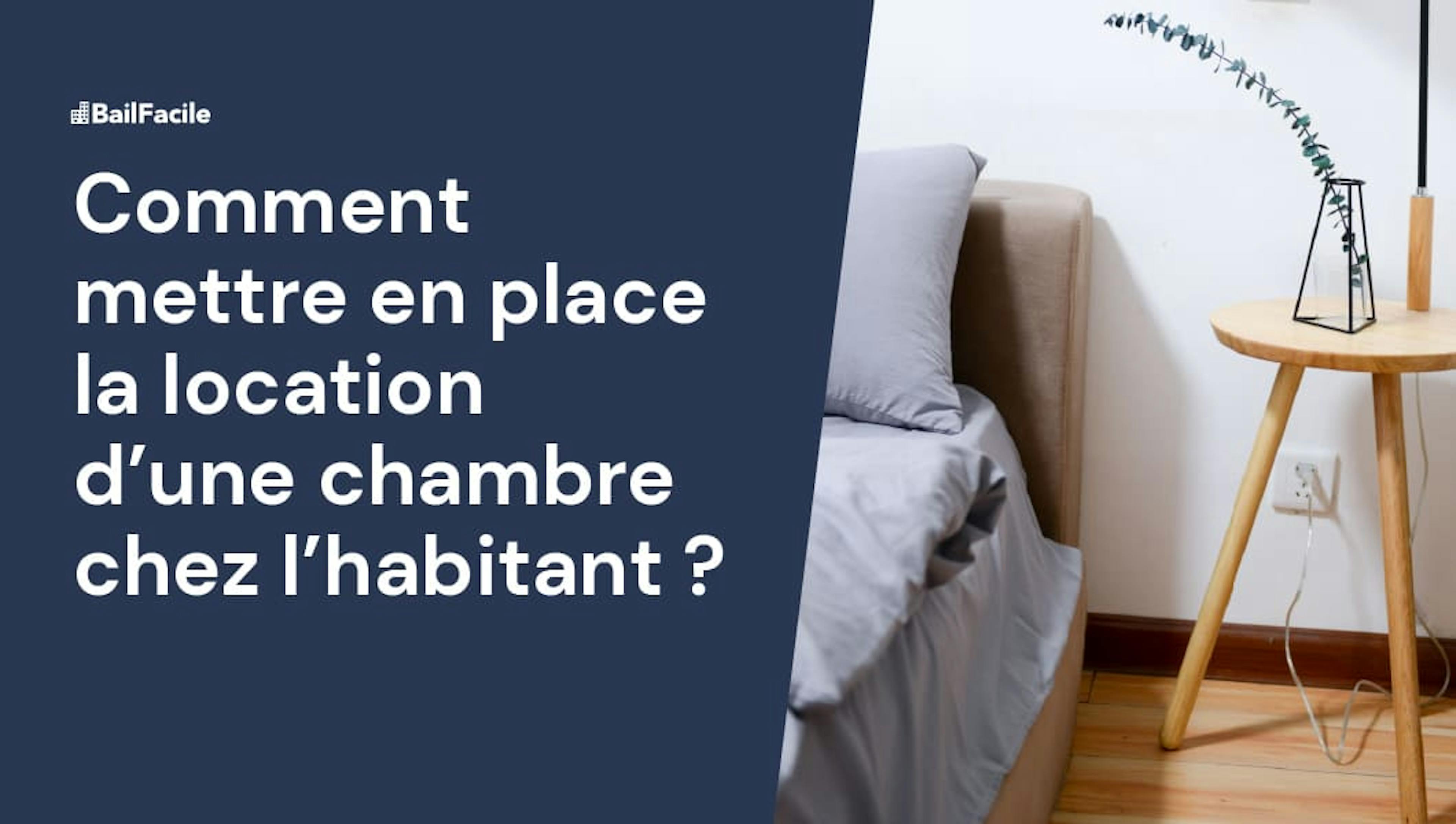 Location chambre chez l'habitant