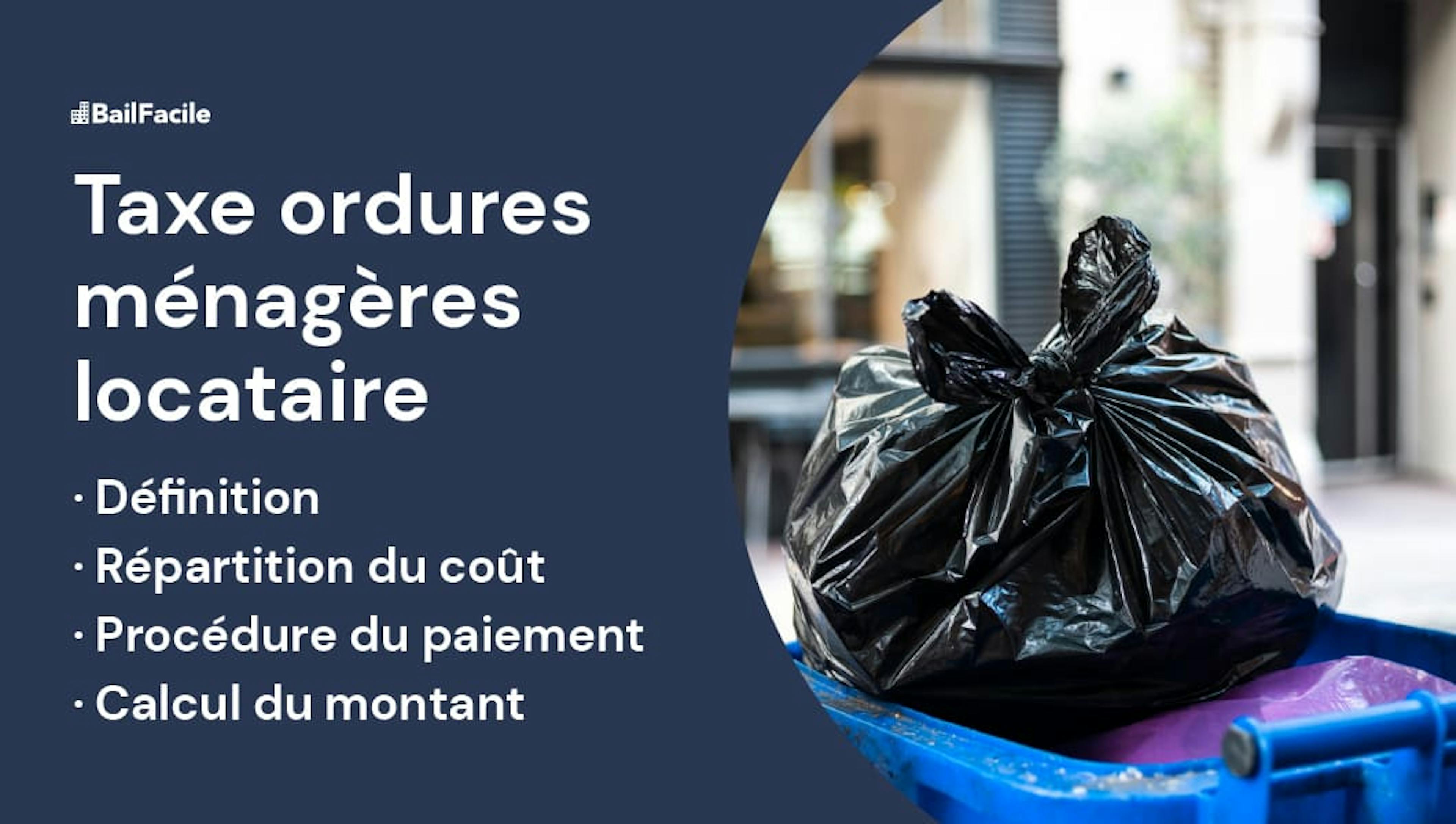 Taxe ordure ménagère locataire