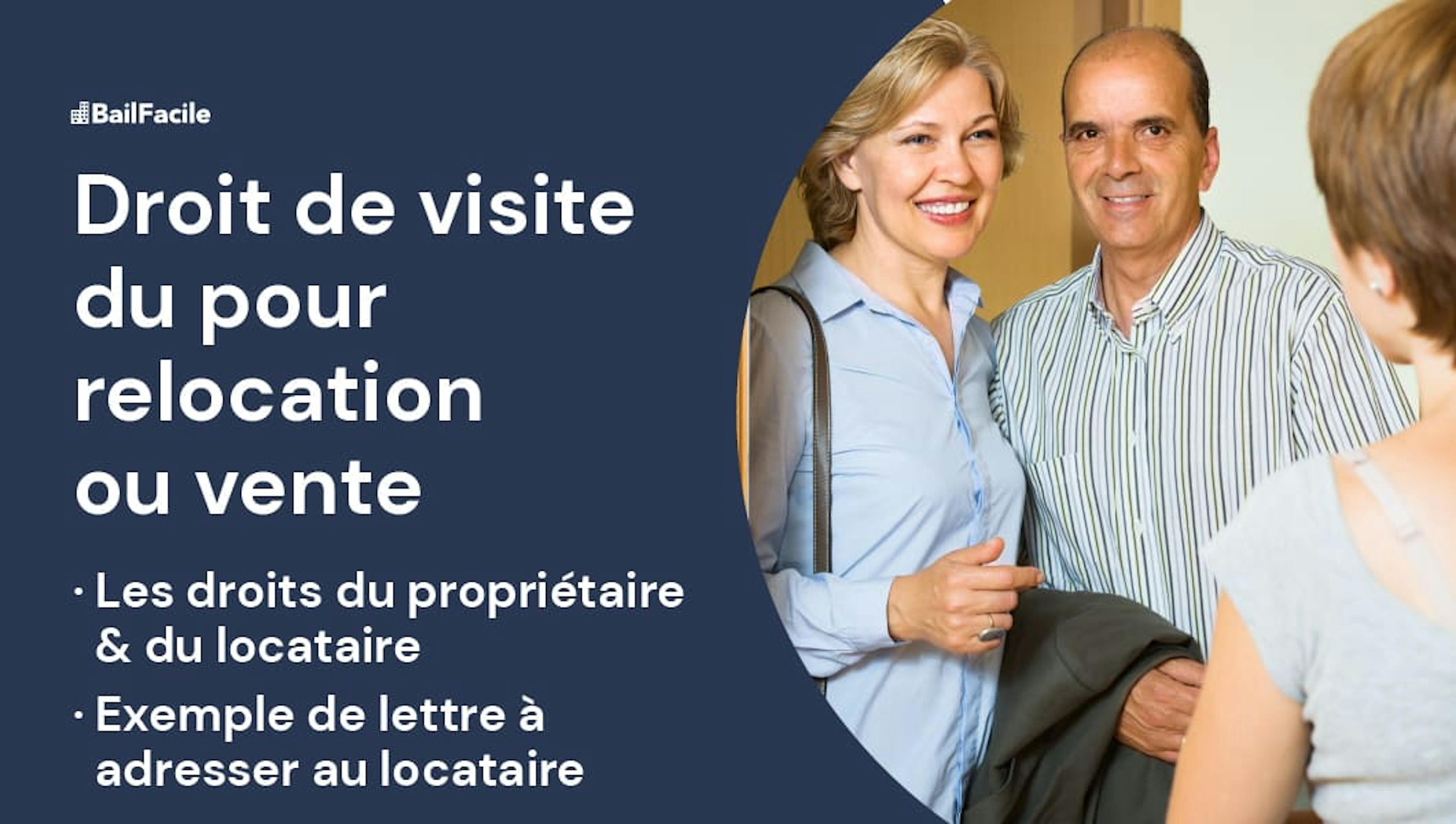 Clause droit visite relocation ou vente 