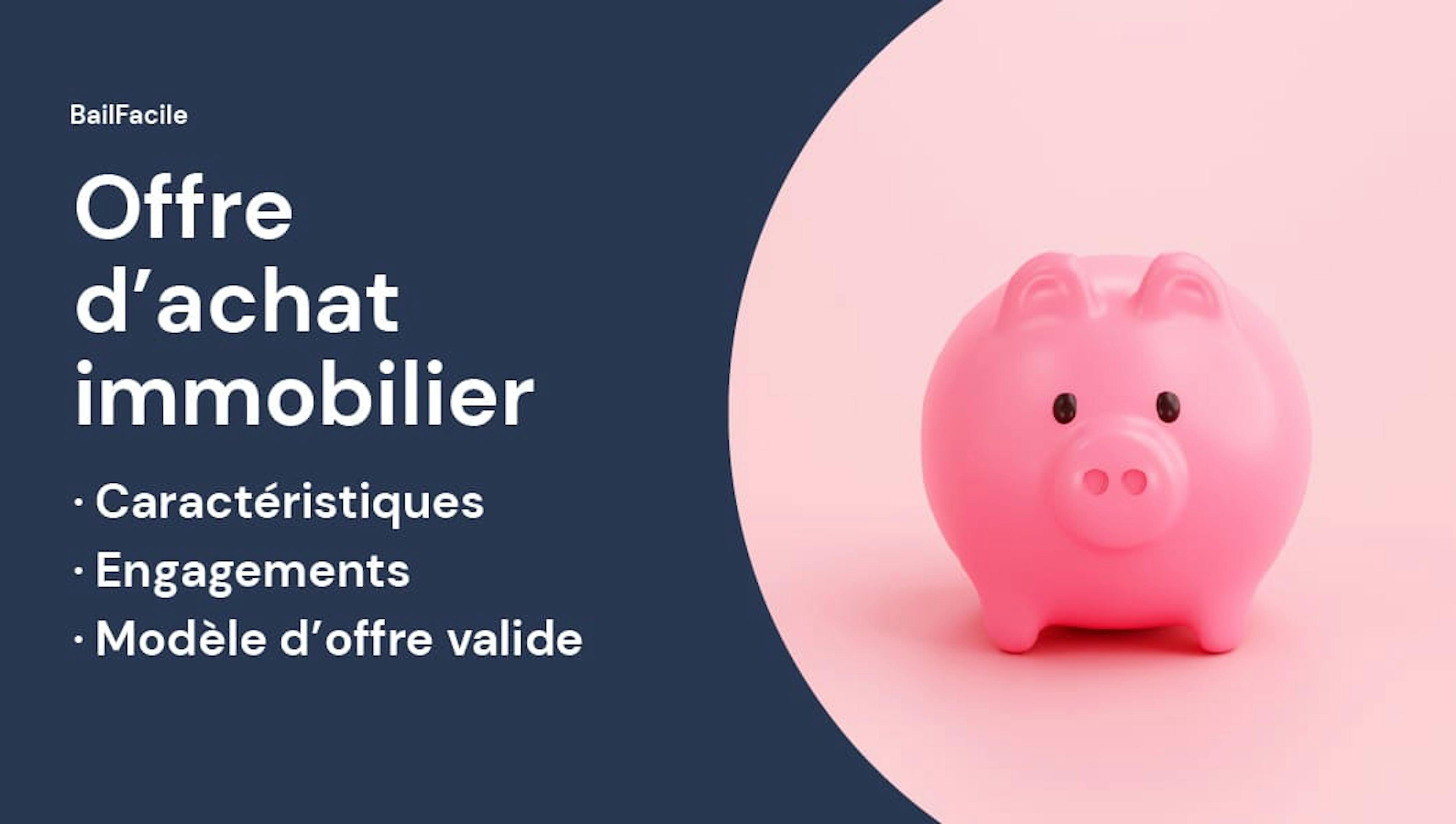 Offre d'achat immobilier modèle