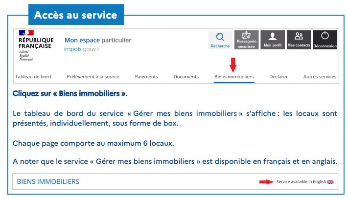 Déclaration d'Occupation d’un Bien Immobilier [Juillet 2023]