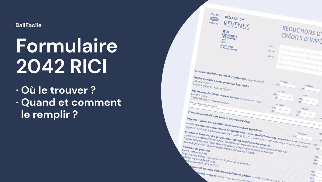 Formulaire 2042 RICI Quand Et Comment Le Remplir Formulaire 2042 rici quand et comment le remplir