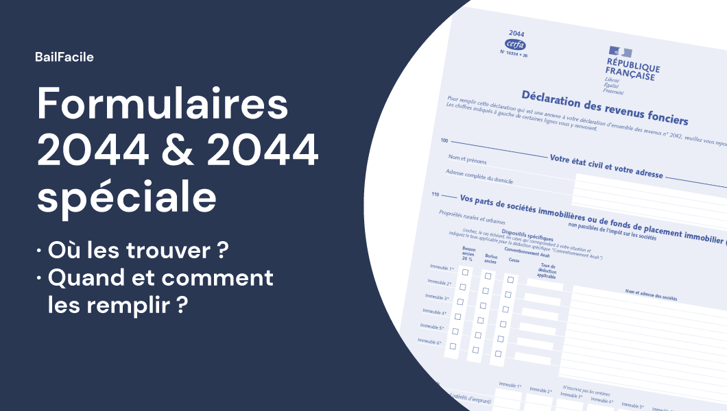 Formulaires 2044 & 2044 Spéciale | Comment Les Remplir