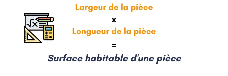 Calcul de la surface habitable d'une maison