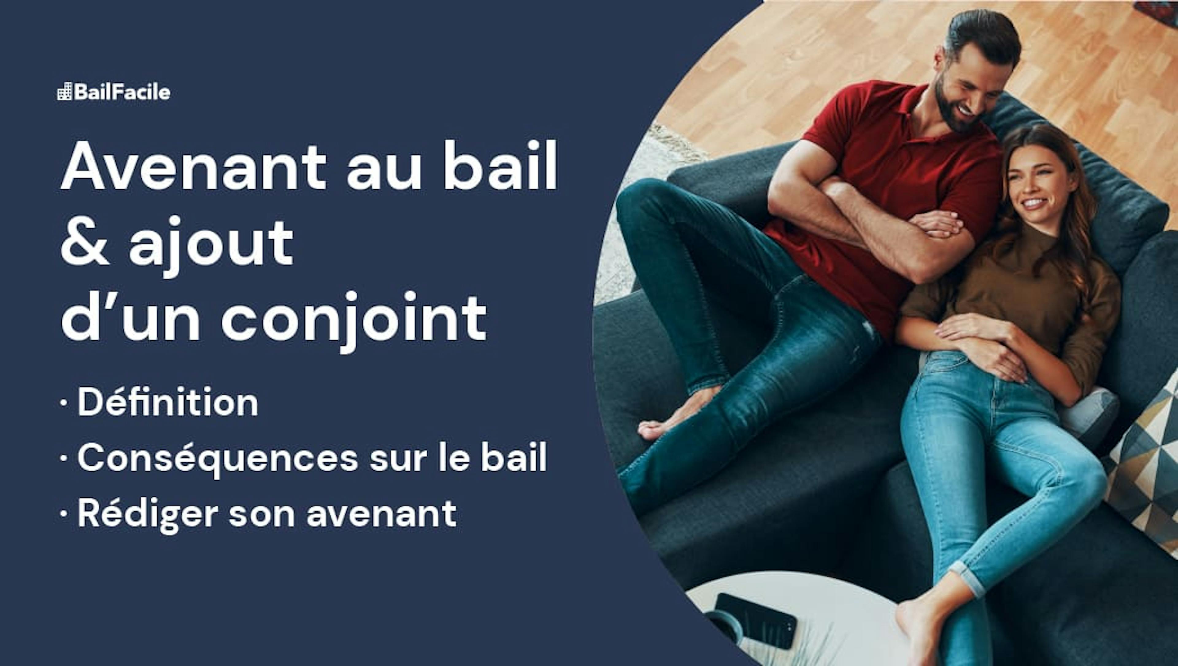 Avenant bail location ajout conjoint