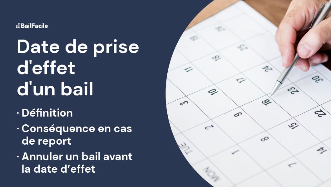 Date effet bail