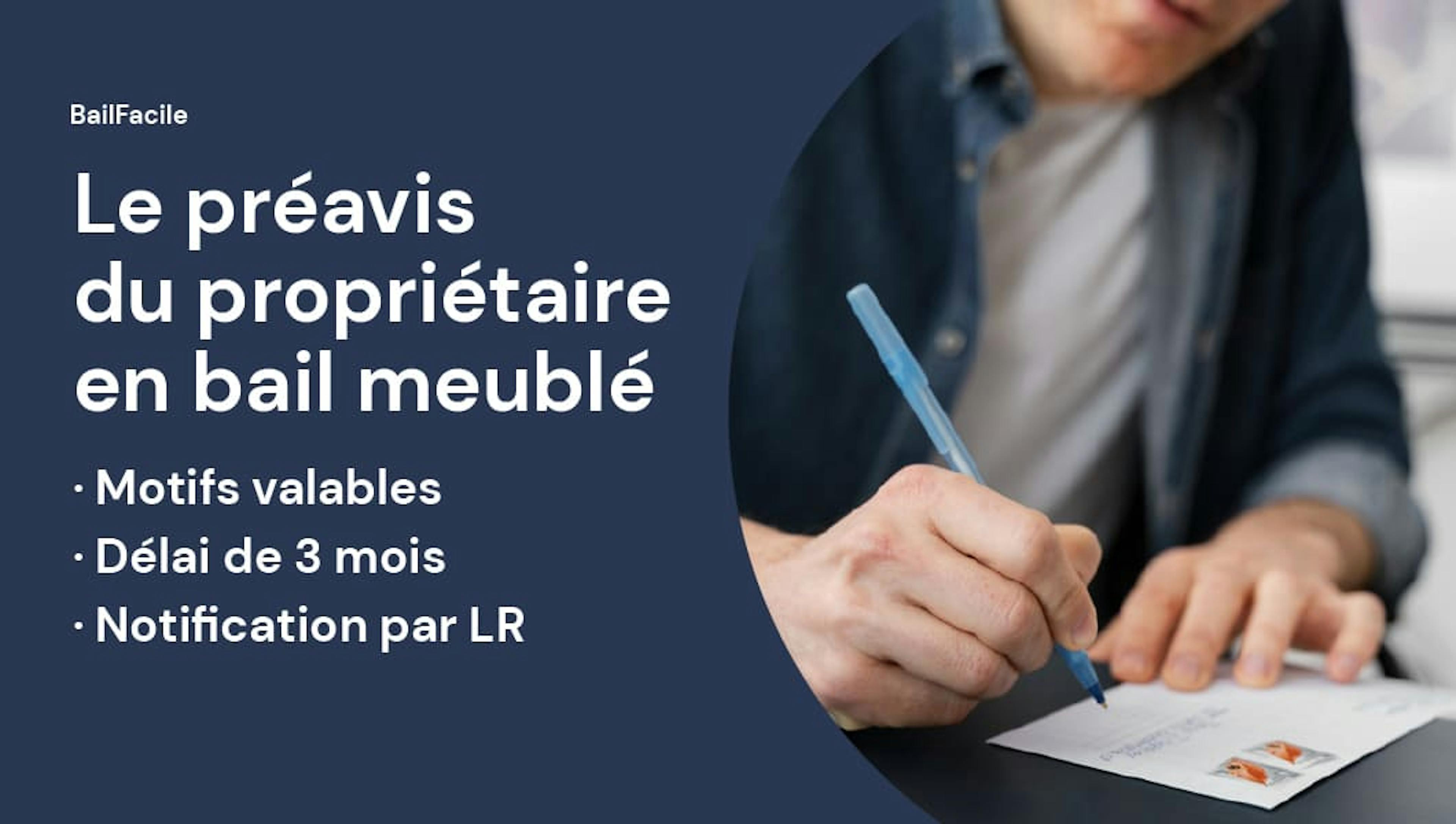 Bail meublé préavis propriétaire