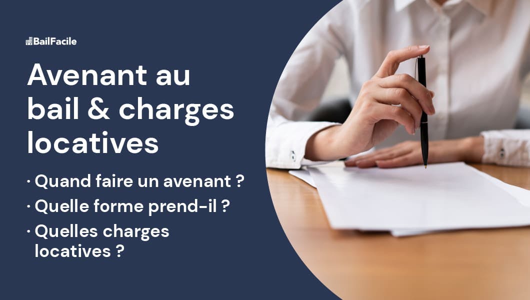 Avenant bail charges locatives 