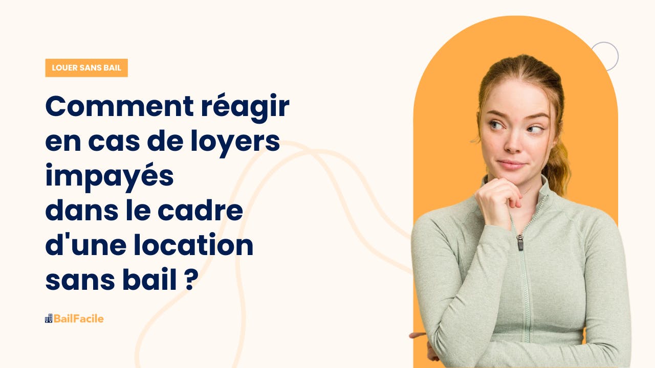 Location sans bail loyer impayé