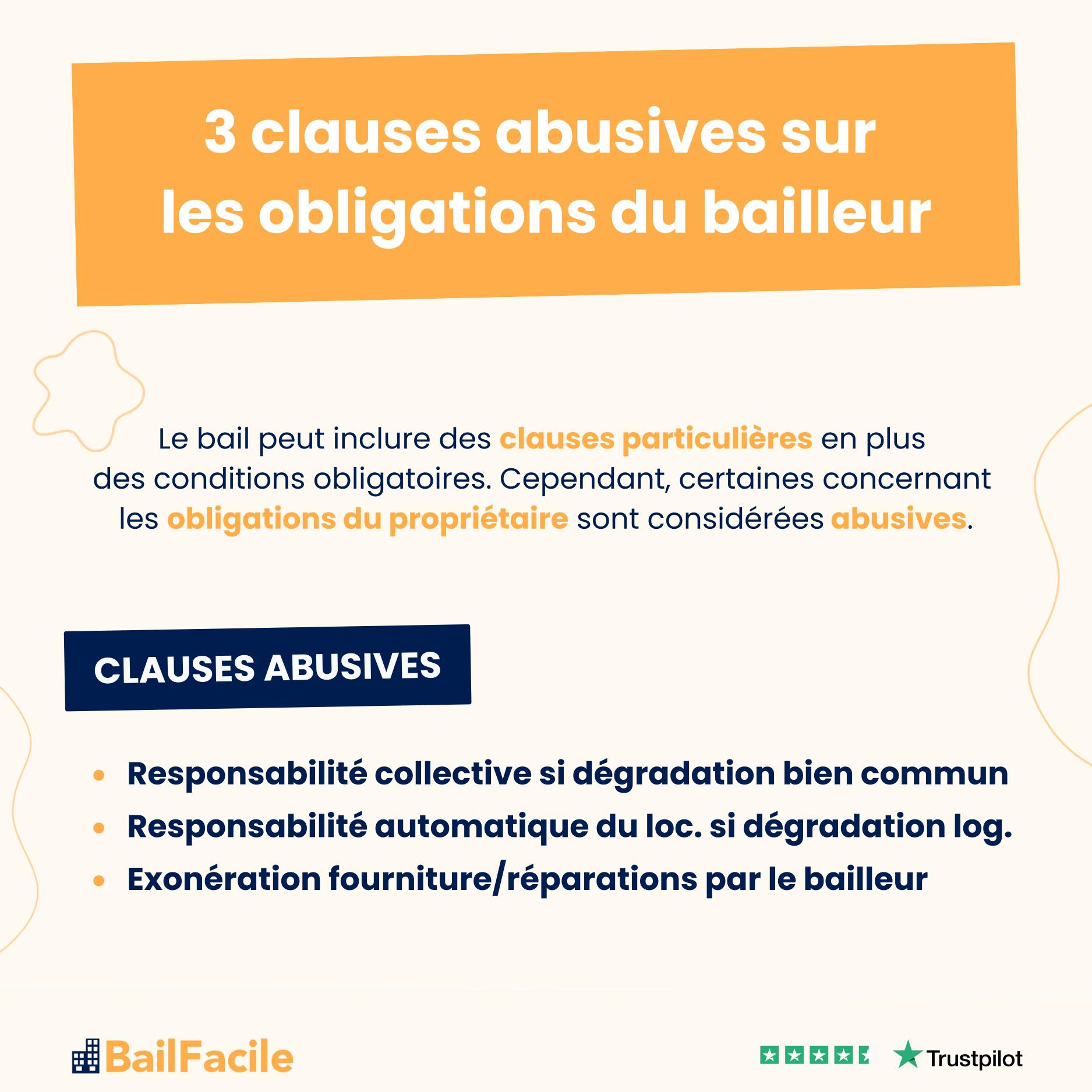 clauses abusives obligations locataire