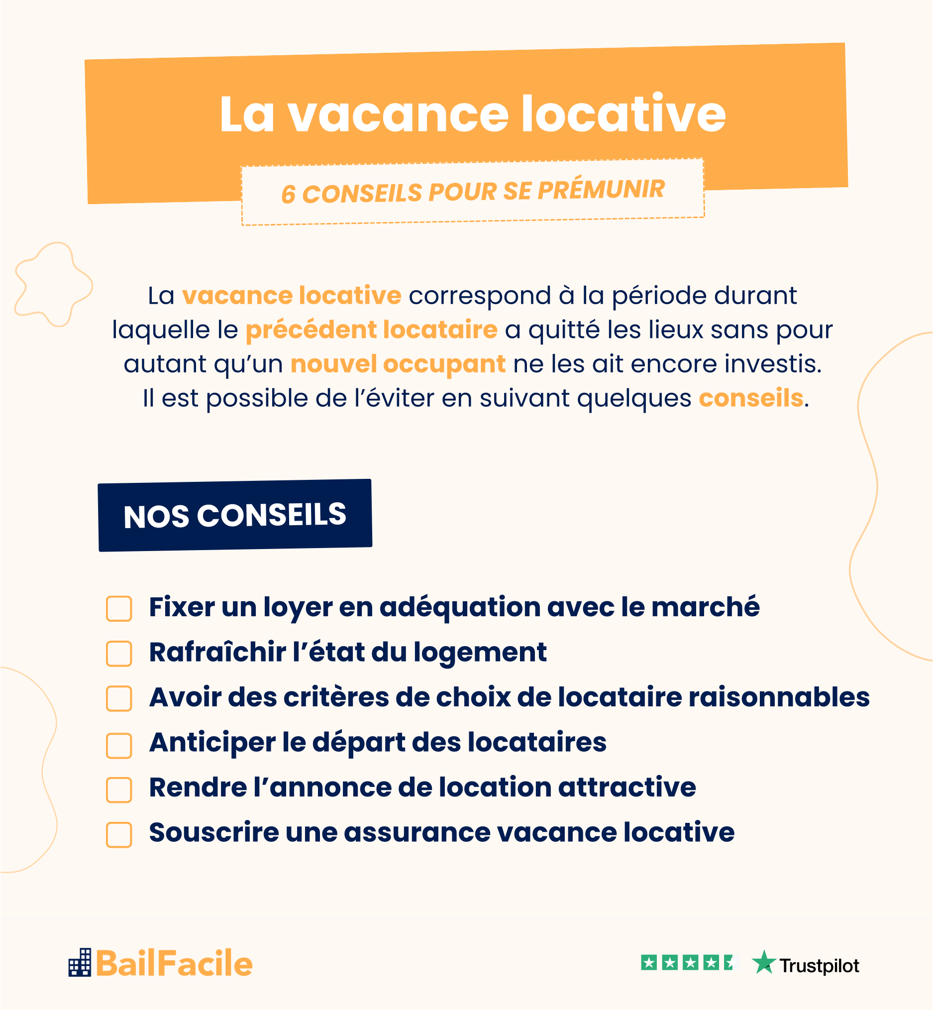 conseils vacance locative