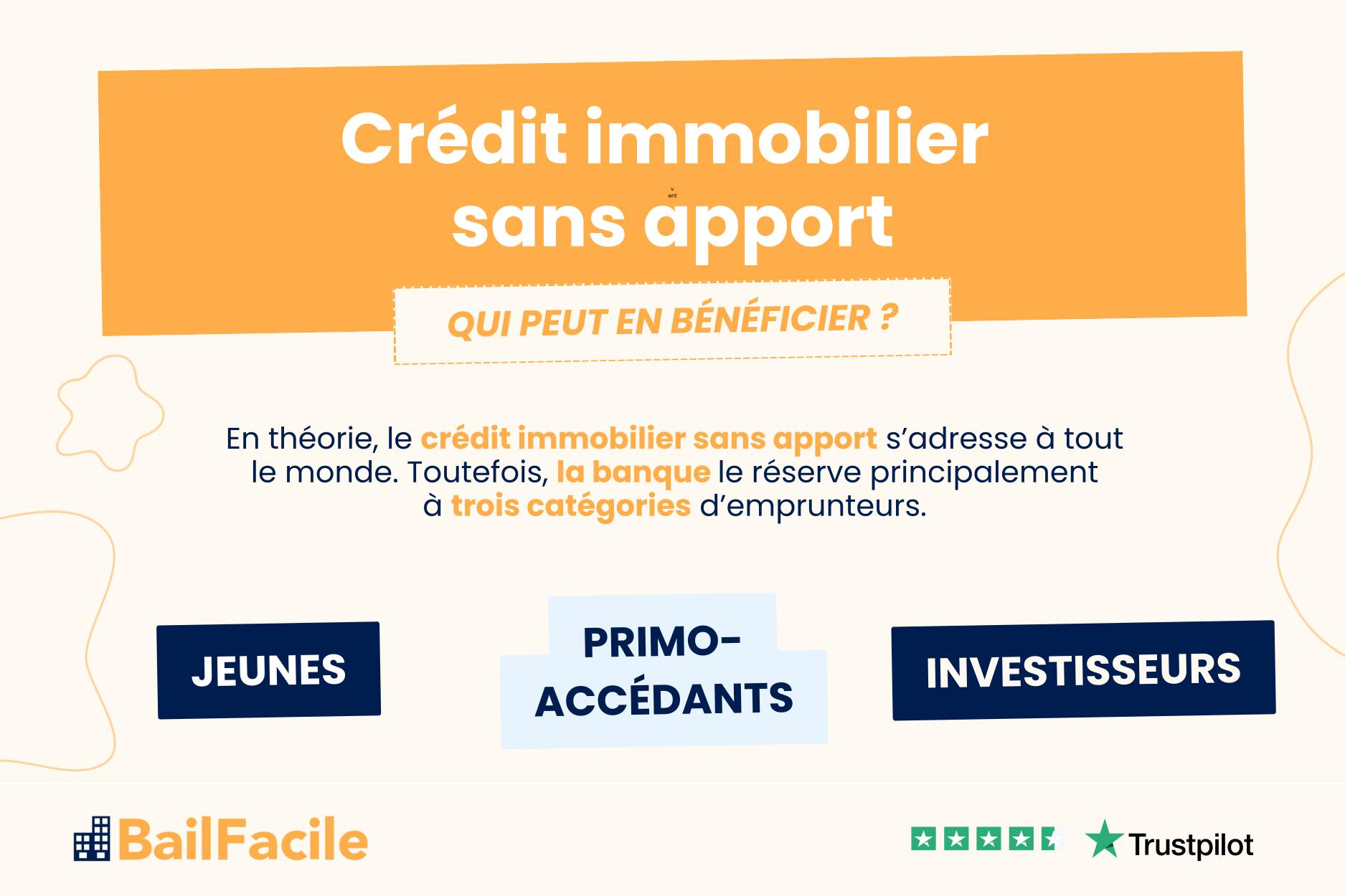 beneficiaire credit immobilier sans apport