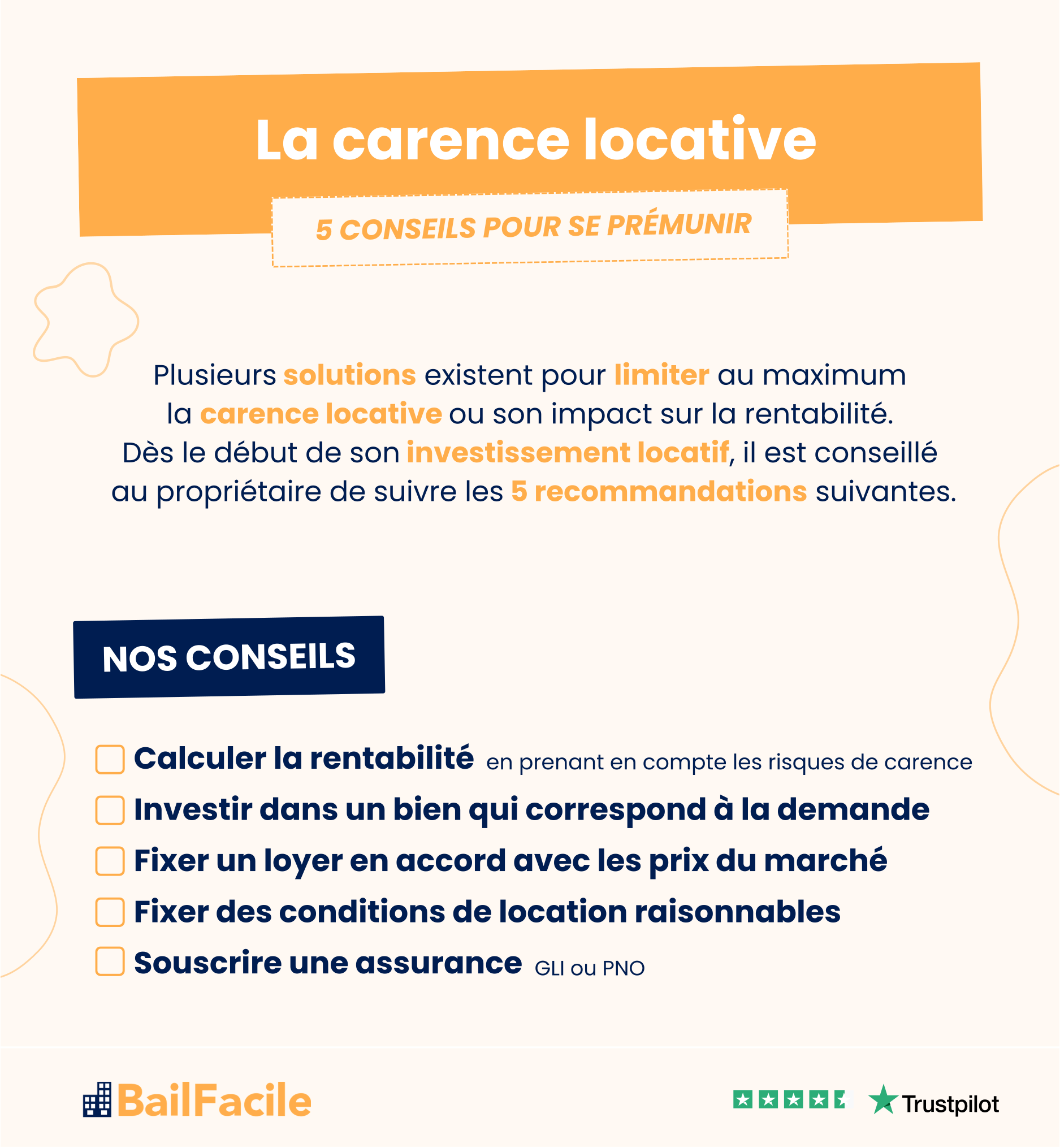 conseils carence locative