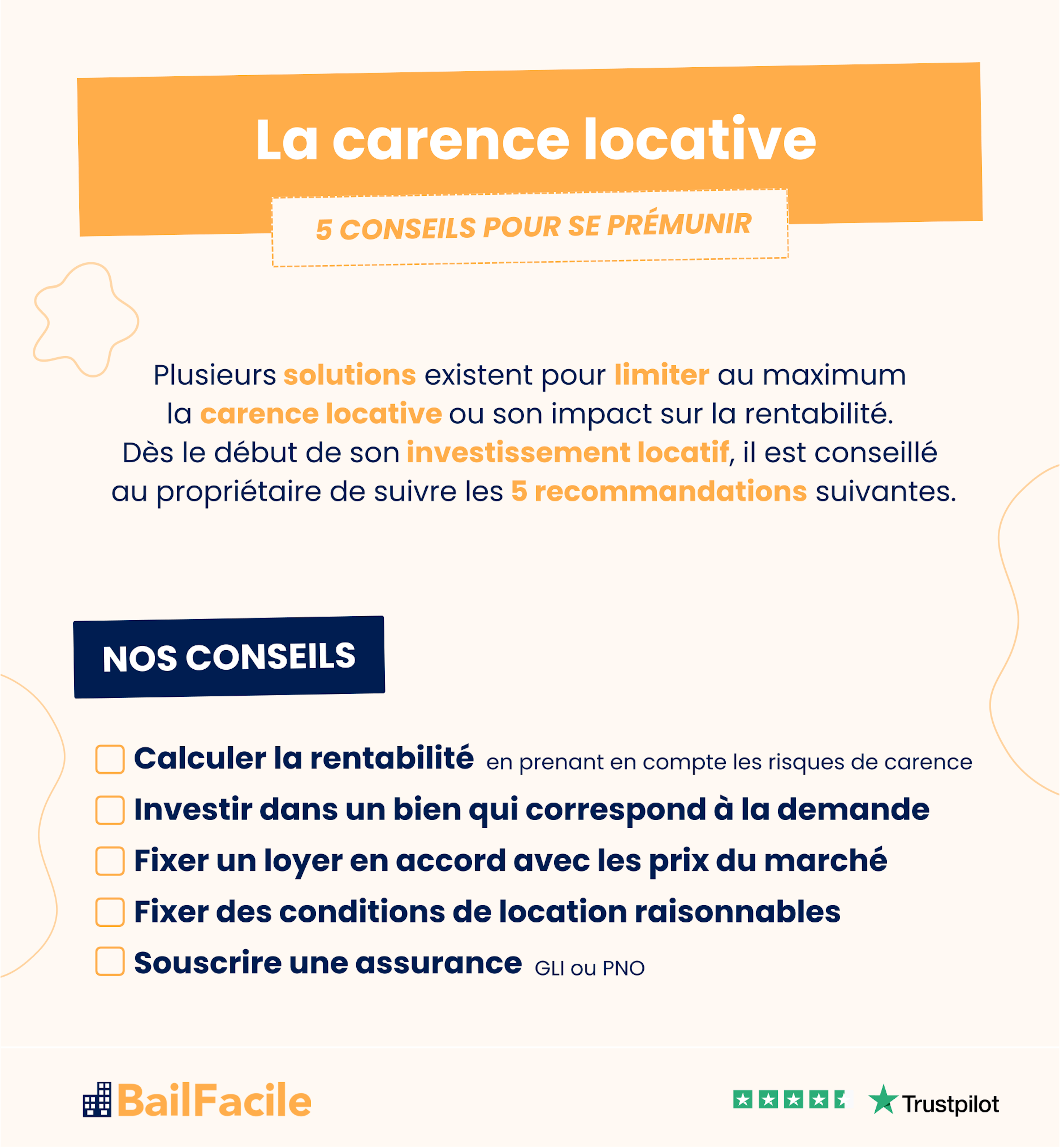 conseils carence locative