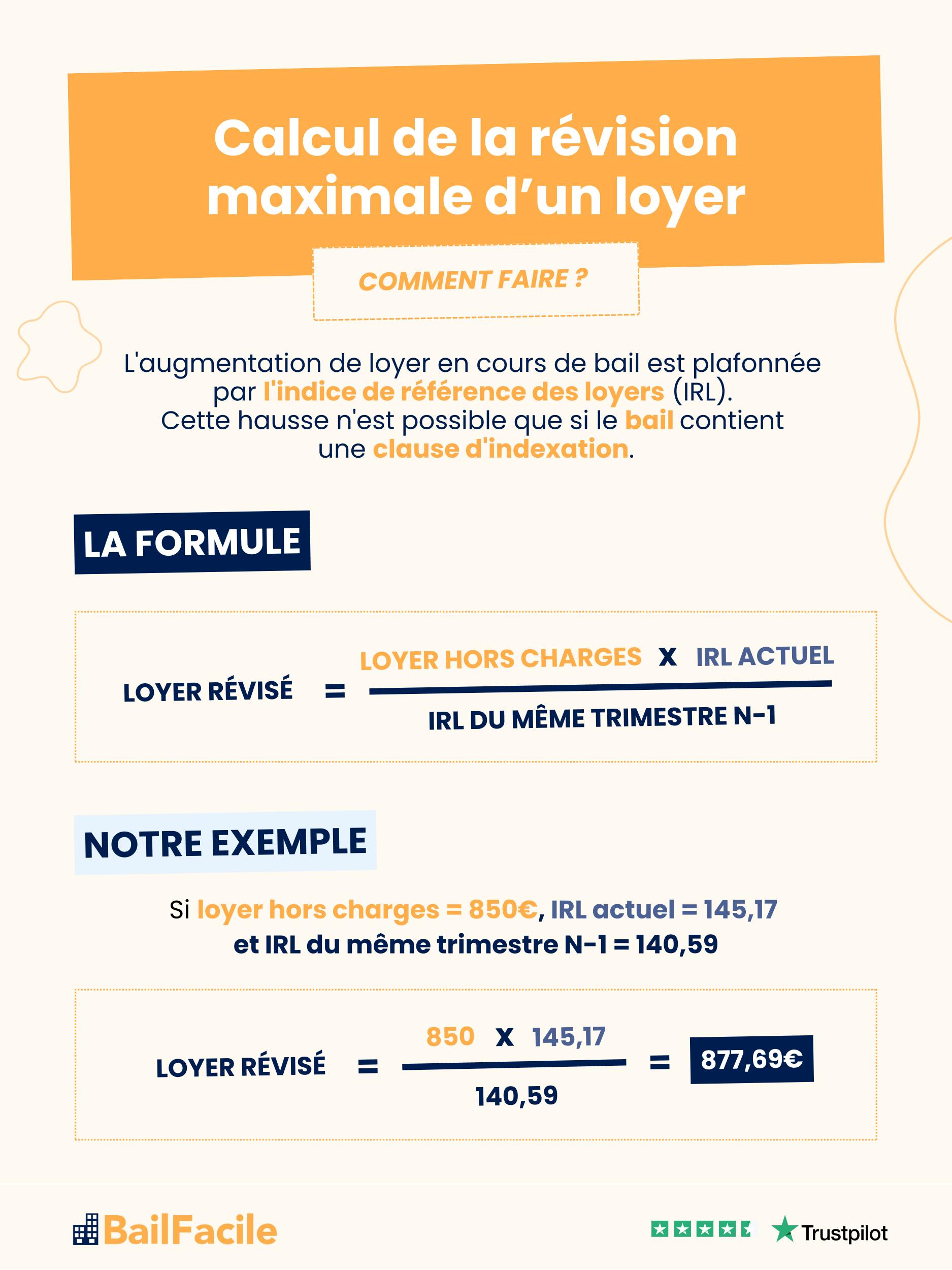 calcul revision maximale loyer