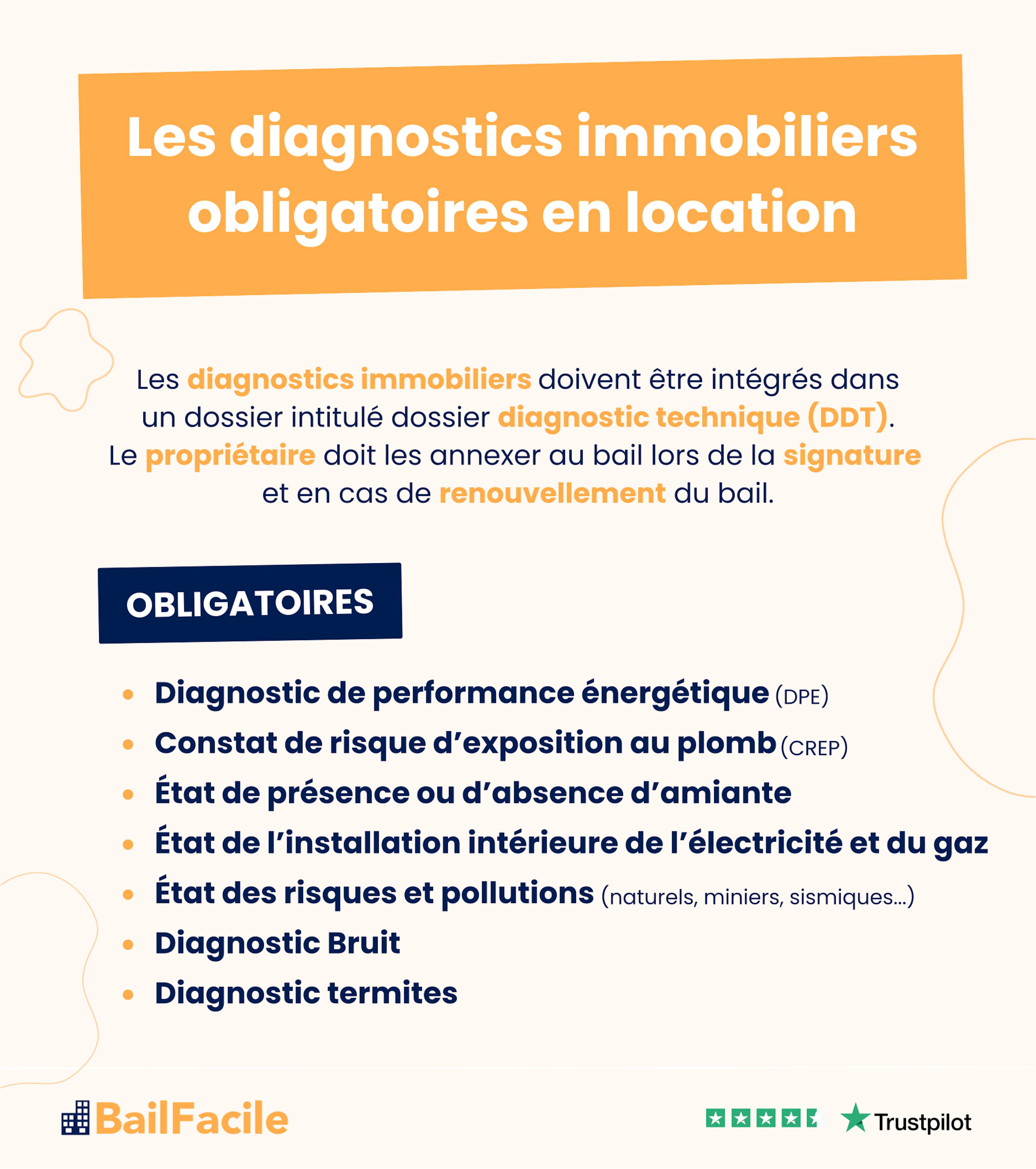 diagnostics immobiliers obligatoires