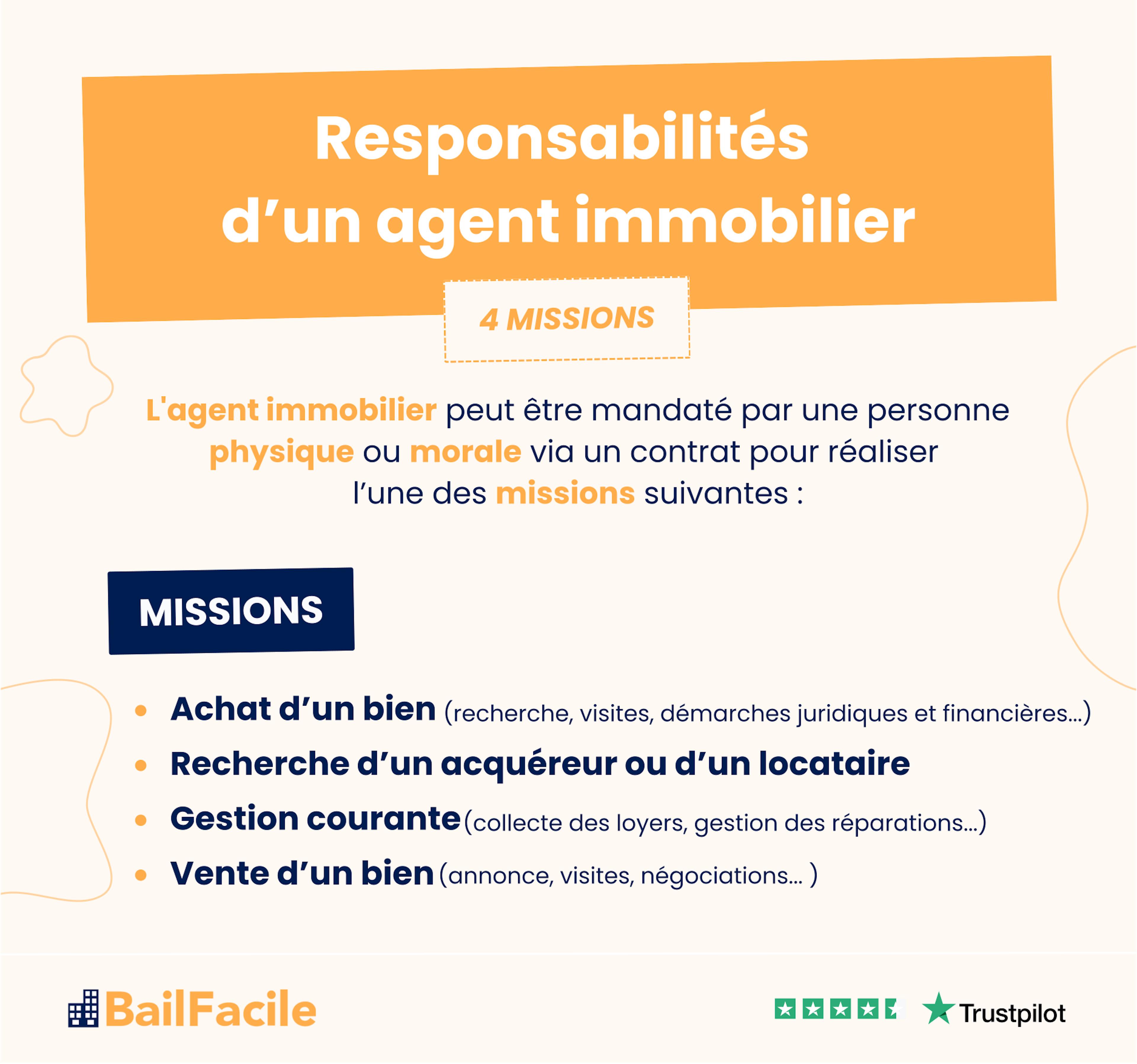 4 missions agent immobilier