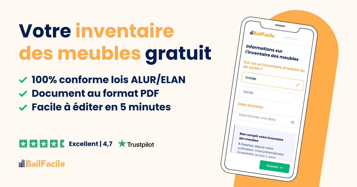 Inventaire Location Meublée Modèle Gratuit + Explications