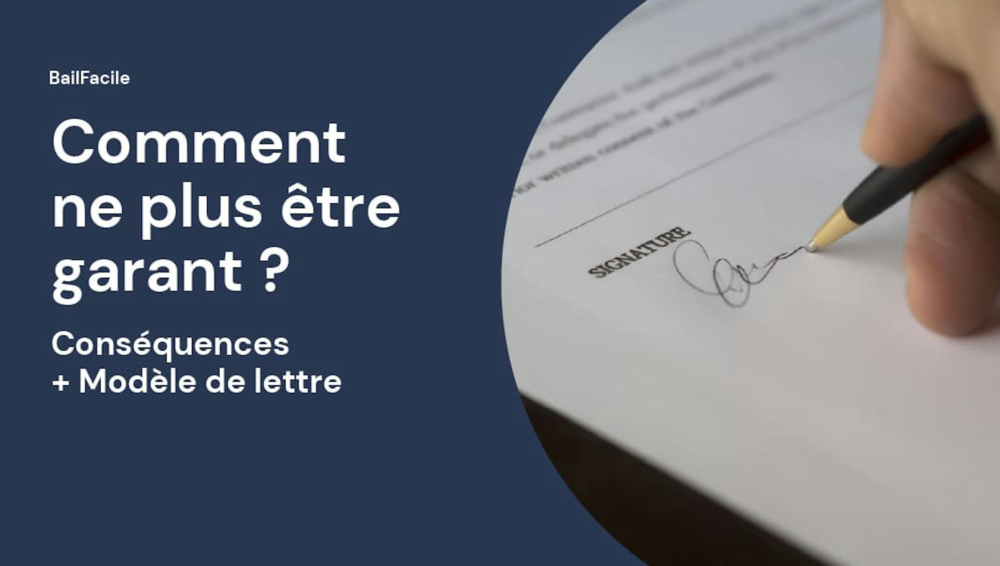 Comment ne plus être garant ?