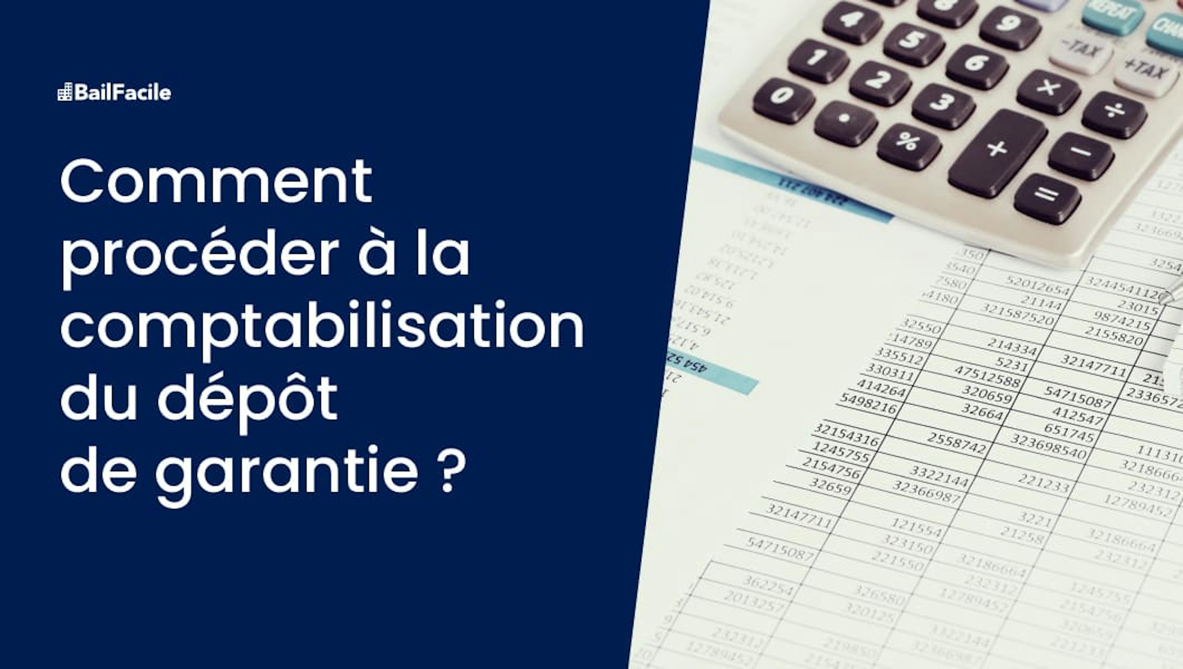 Dépôt de garantie comptabilisation