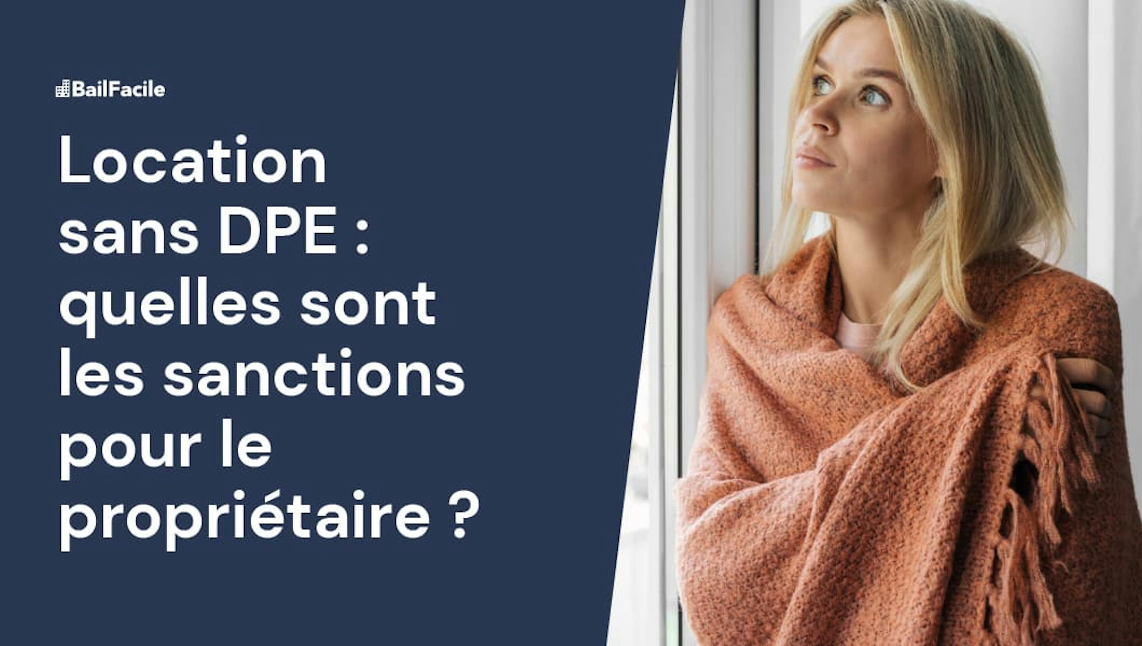 Location sans dpe sanction