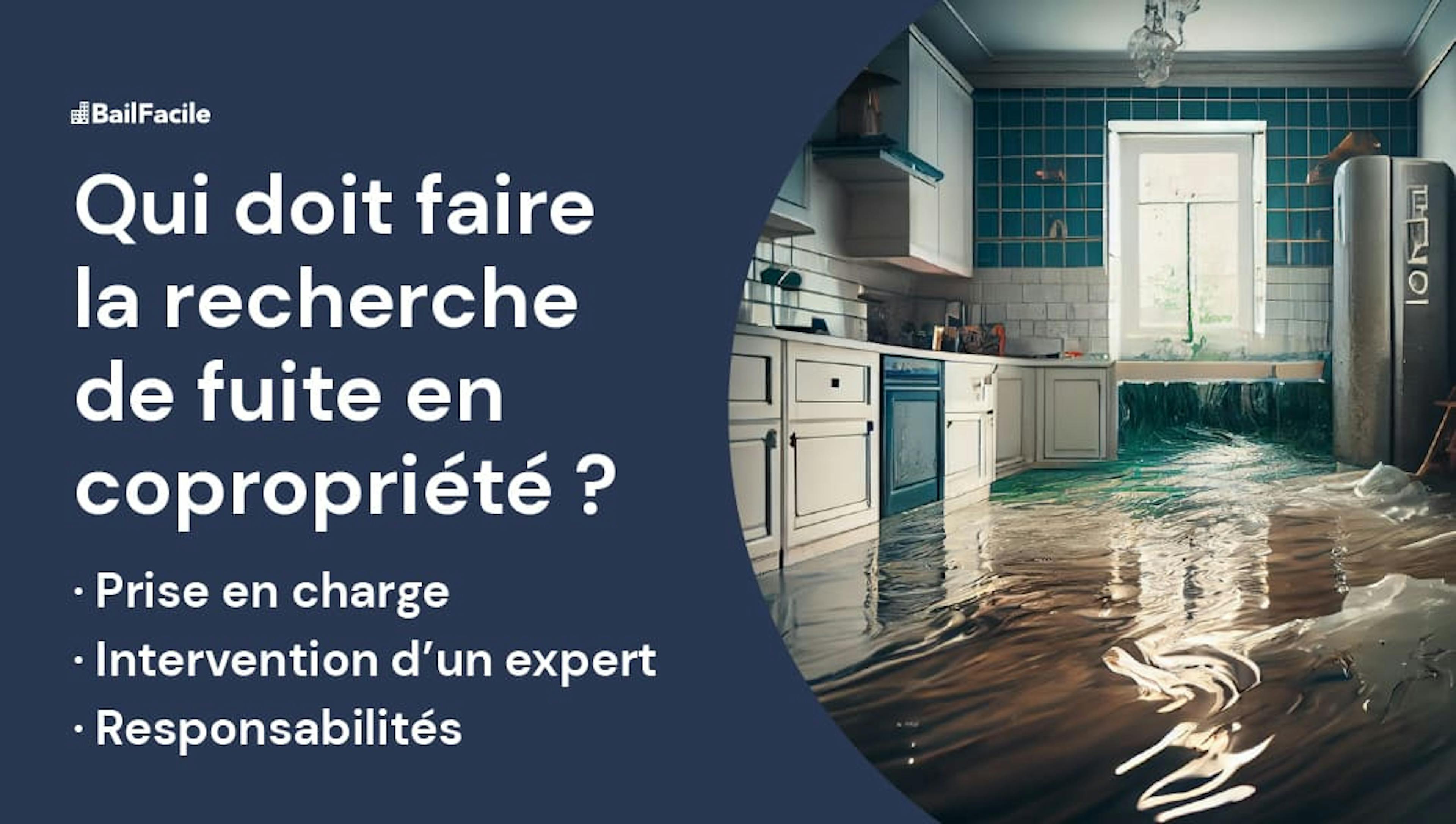 Qui faire recherche fuite copropriété