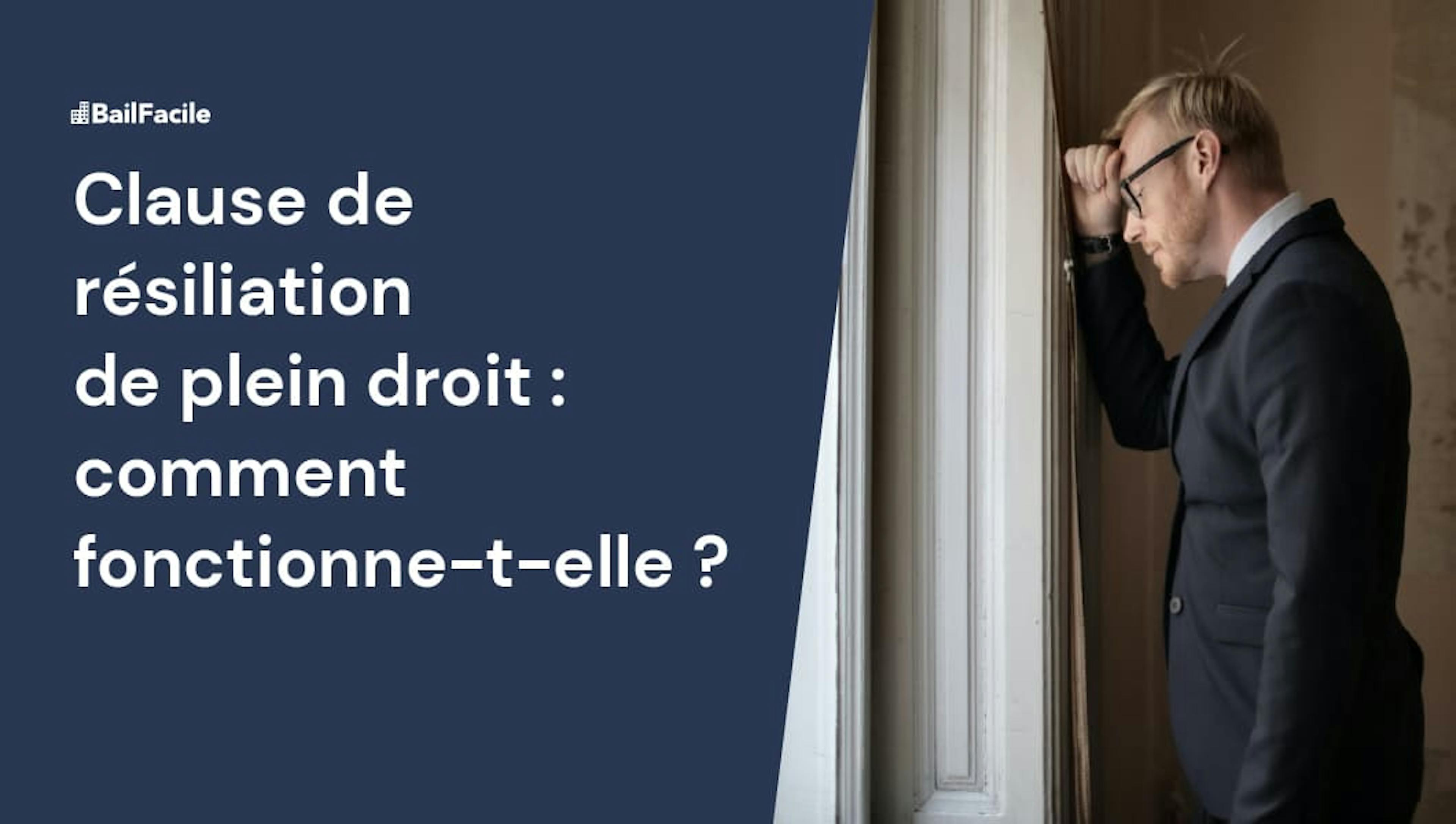 Clause de résiliation de plein droit