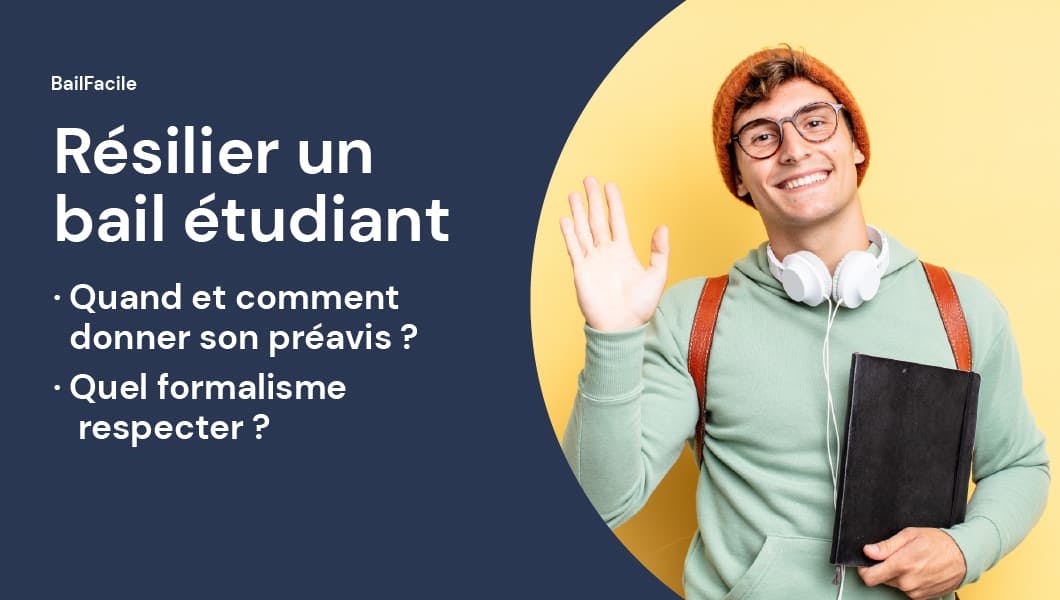 Résiliation bail étudiant