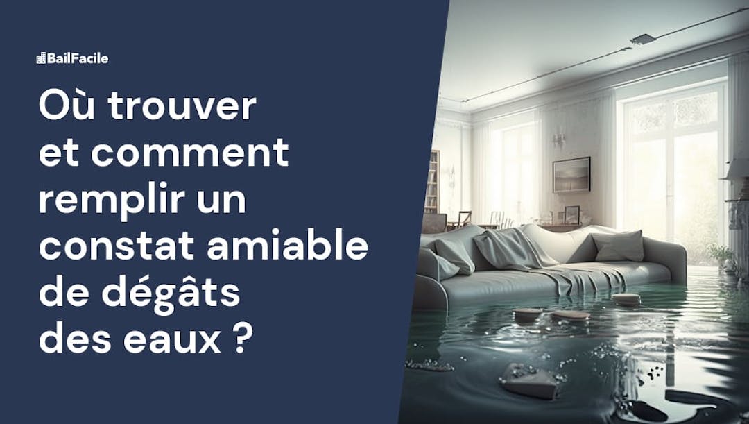 Constat Amiable Dégât des Eaux Comment le remplir
