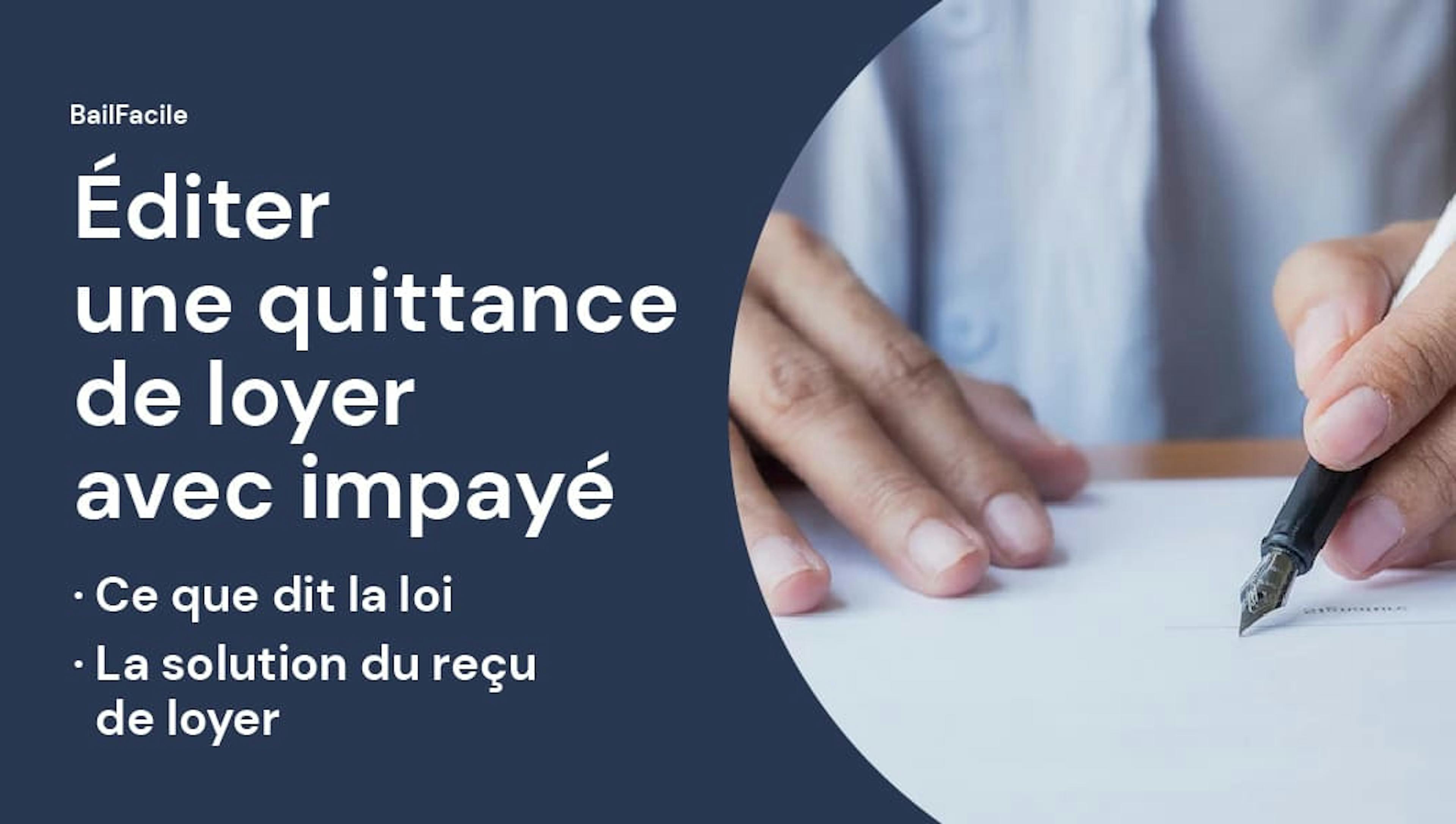 Quittance de loyer impayé