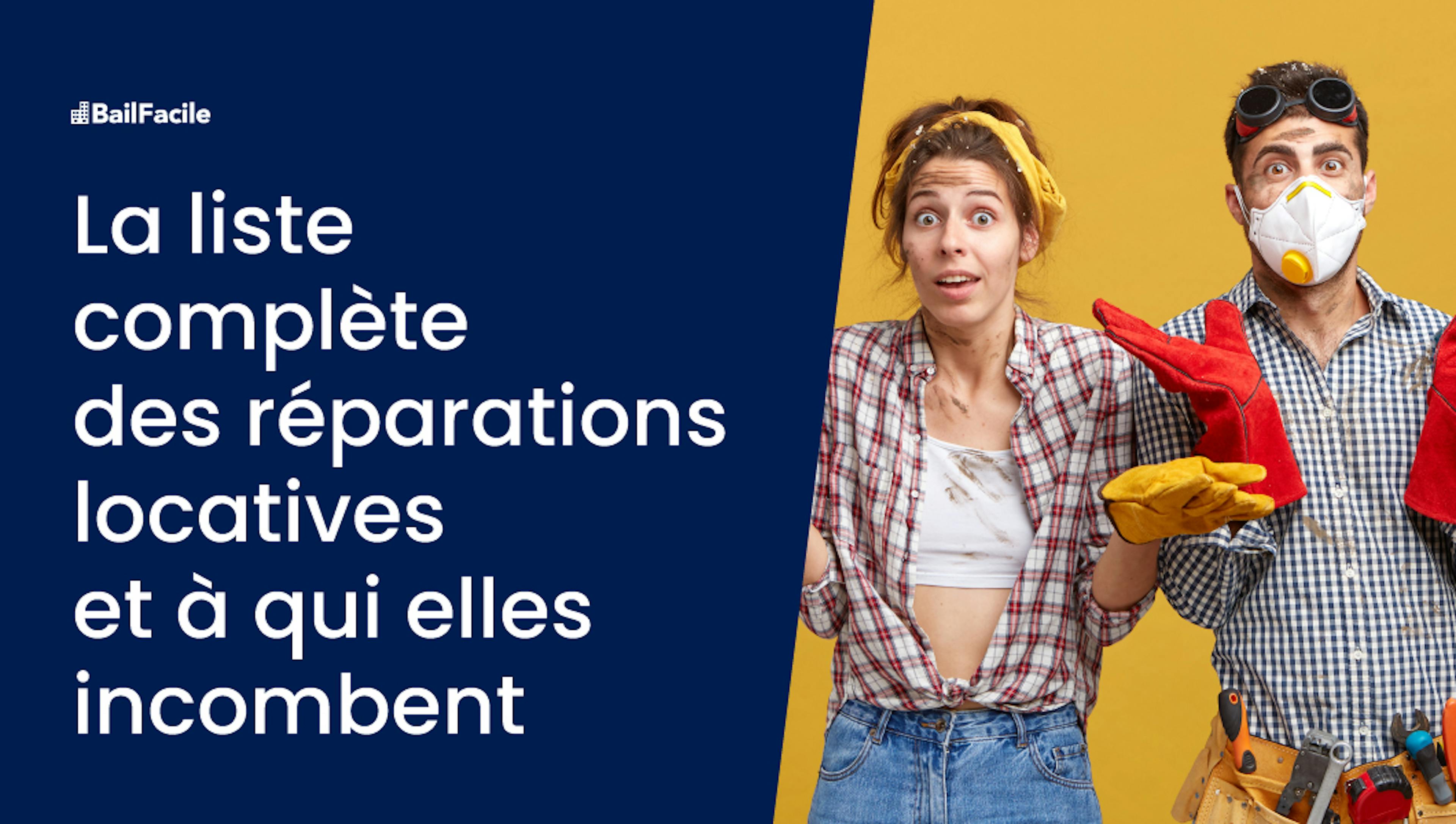 Liste des réparations locatives