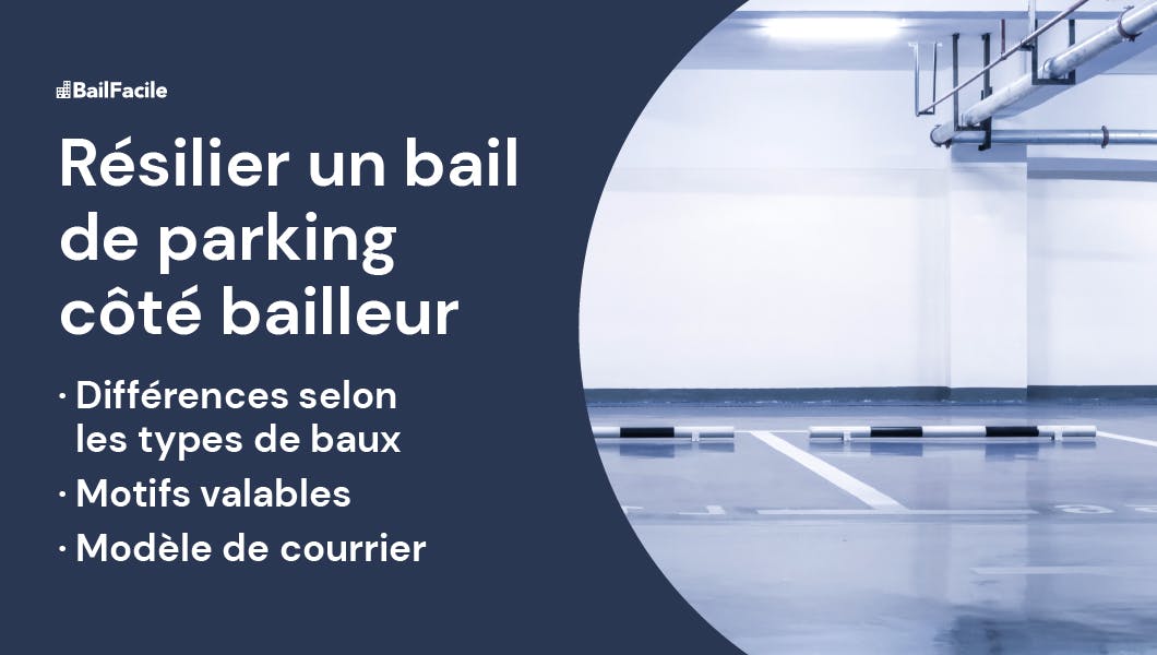 Résiliation bail parking propriétaire