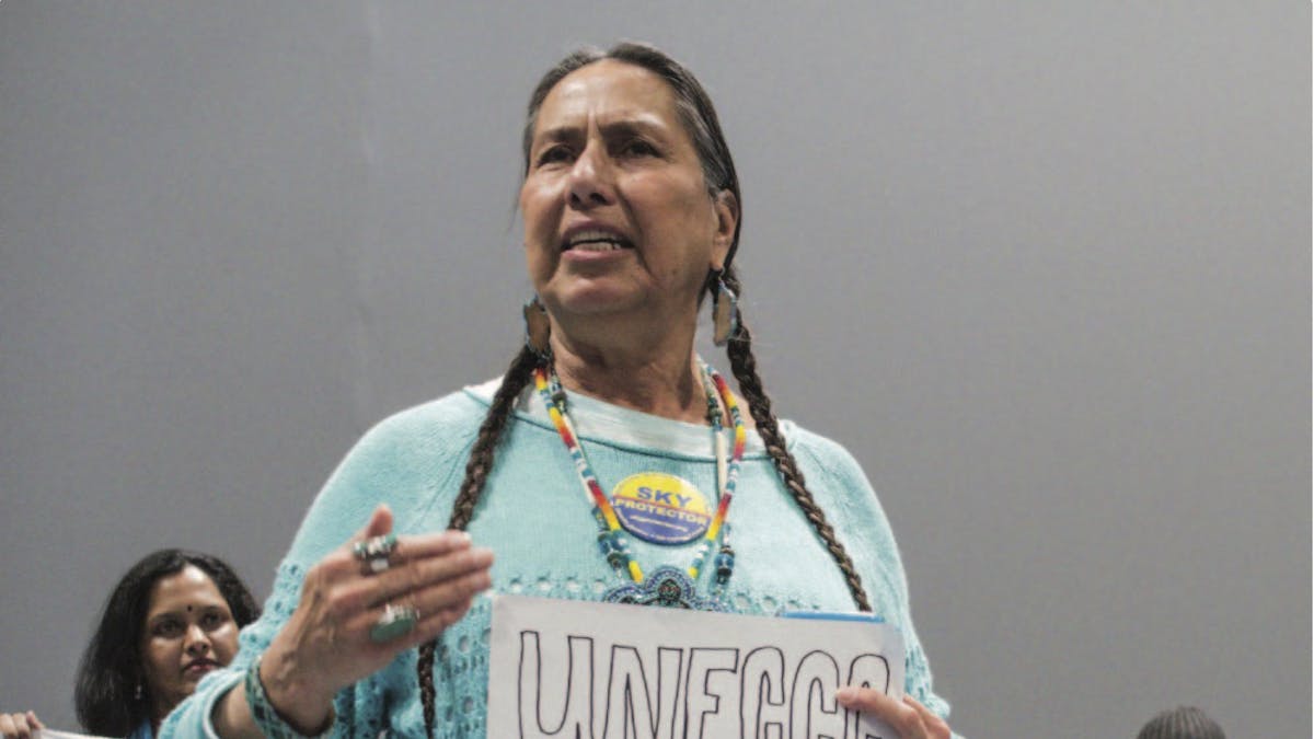 Indigenous activist COP carbon offsets article 6 UNFCCC
