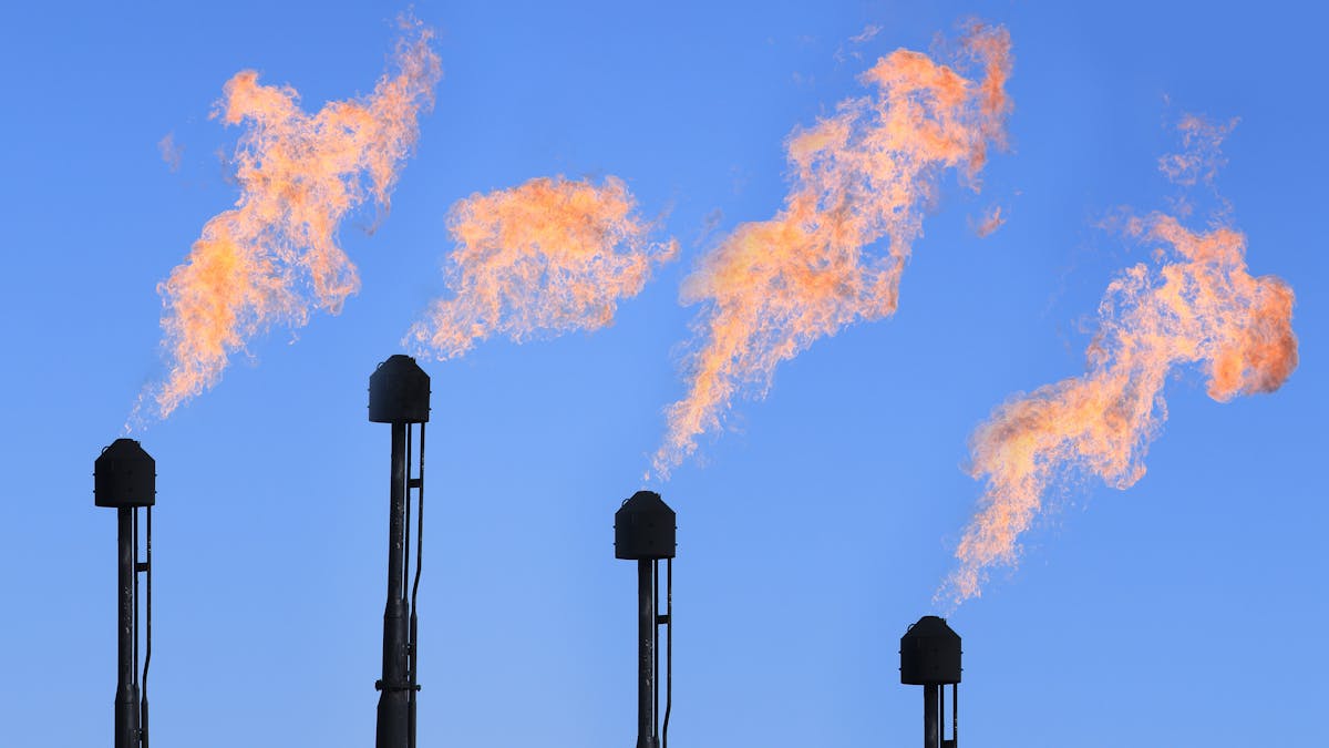 natural gas venting methane pollution air