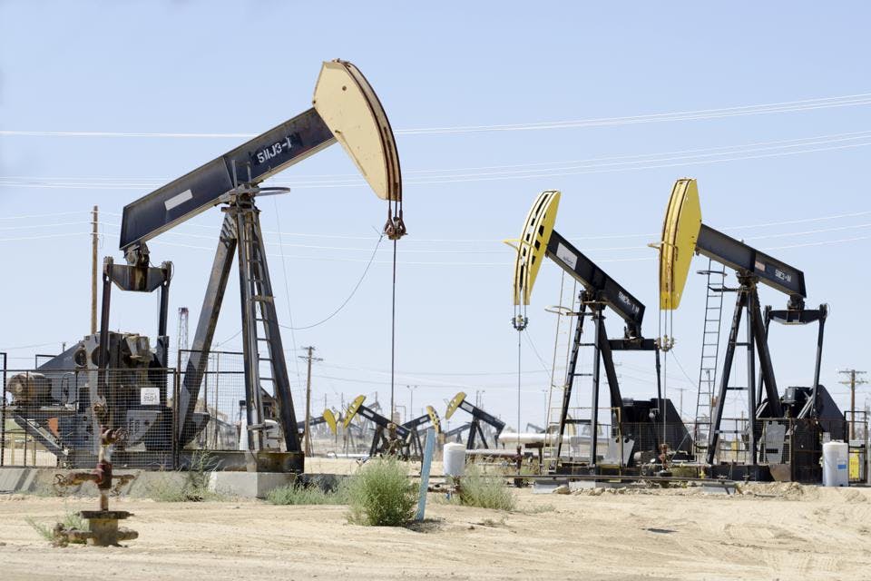 Kern County, California has thousands of 'mature' oil wells.