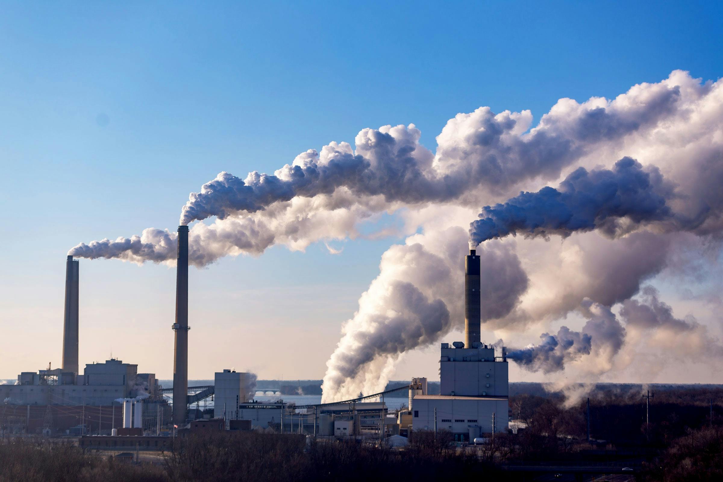 A coal-fired power plant