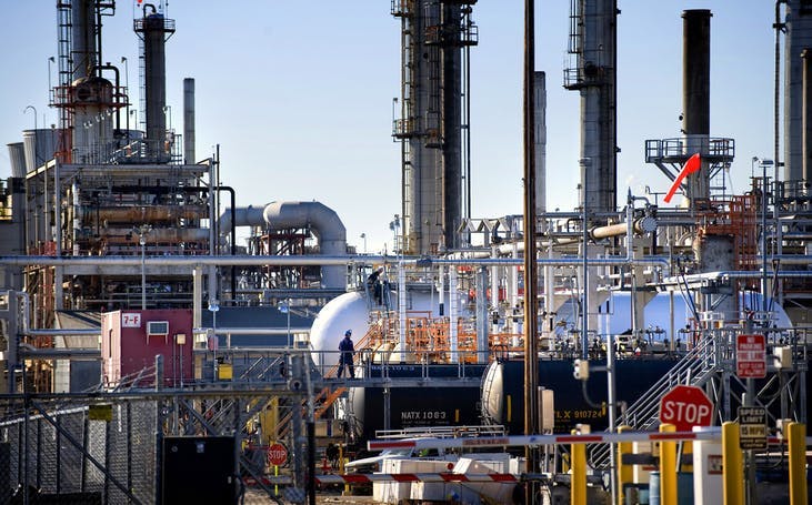 A recent analysis found that Ohio-based Marathon Petroleum Co., which owns this refinery in St. Paul Park, got $411 million in income tax benefits from the business loss carryback provision 