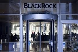 Entrance to the BlackRock office building