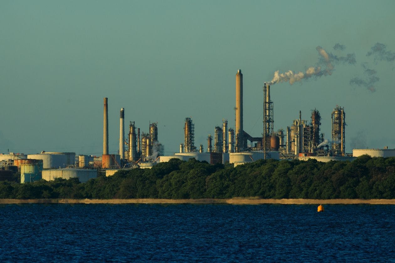 Oil refinery