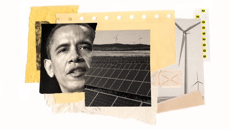 Green stimulus obama solar wind