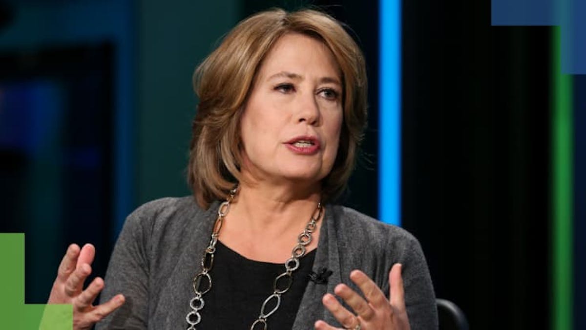 Sheila Bair talking with both her mouth and her hands